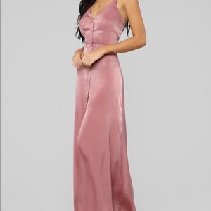 Maybe satin maxi dress